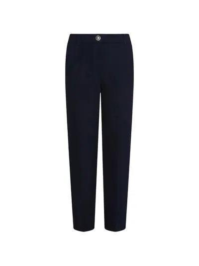 Marella Buttoned Trousers In Blue