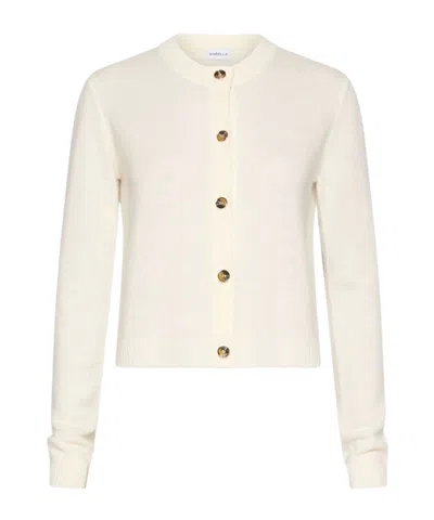 Marella Button-front Long-sleeve Knit Cardigan In Neutral