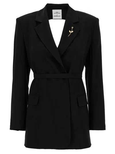 Marella Capsule Blazer In Black