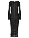 Marella Openwork Wedding Dress In Black