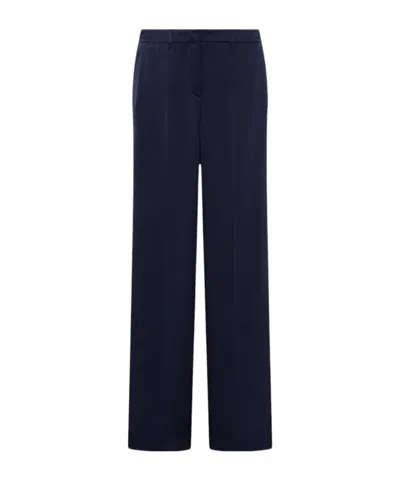 Marella Casual Pants With Belt Loops In Blue