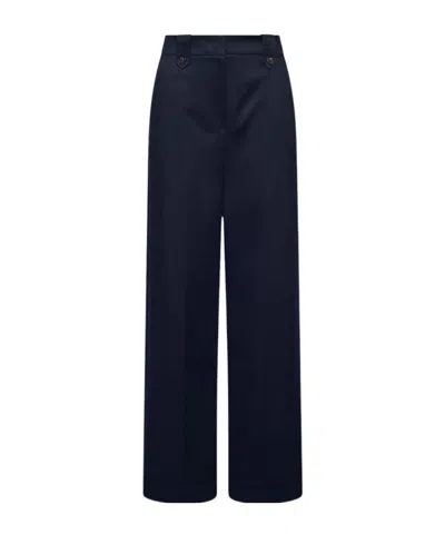 Marella Casual Pants With Side Pockets In Blue