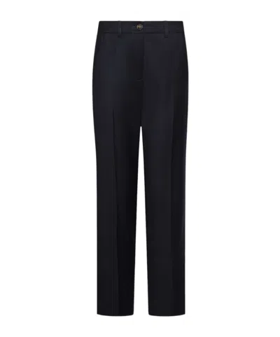 Marella Casual Trousers With Belt Loops In Black