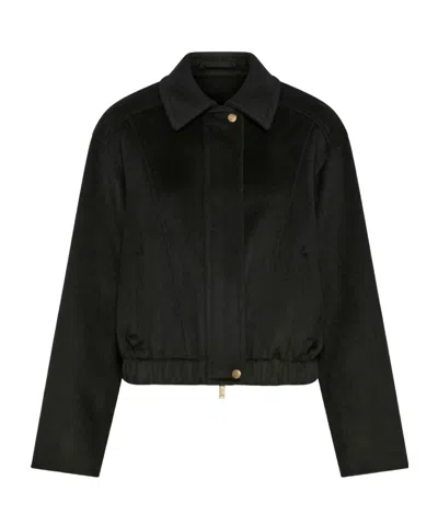 Marella Casual Zip-up Jacket In Black
