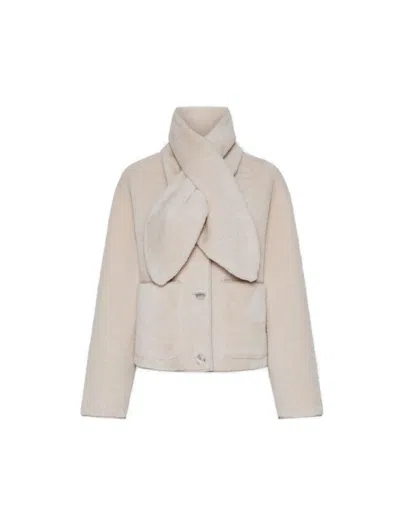 Marella Cecil Faux-fur Arena In Neutral