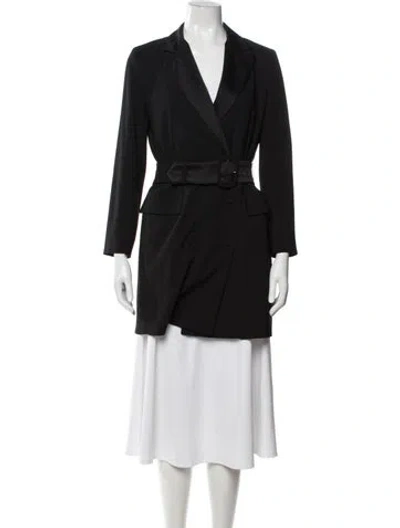Pre-owned Marella Coat In Black