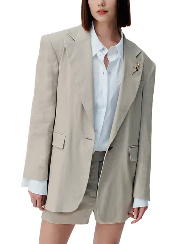 Marella Dove Gray Over Blazer In Toni Neutri