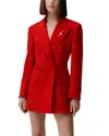 Marella Codesign Waisted Blazer In Red
