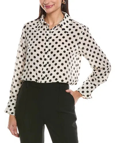 Marella Conio Silk Shirt In White