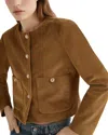 Marella Corduroy Jacket In Brown