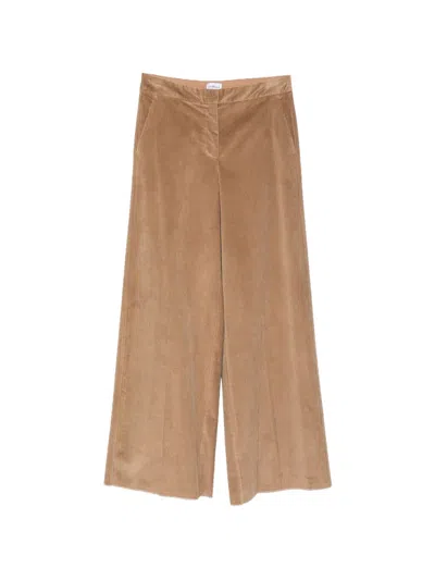 Marella Corduroy Palazzo Pants In Neutral