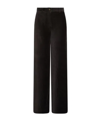 Marella Corduroy Trousers In Black