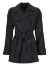 Marella Cotton-blend Double-breasted Coat