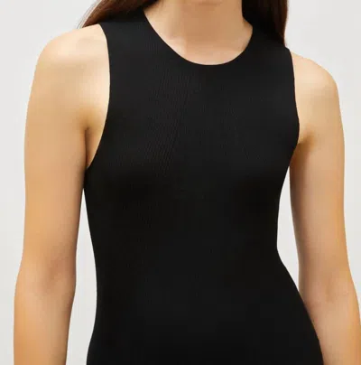 Marella Cotton Crochet Tank In Black