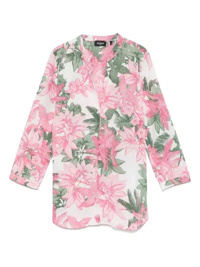 Marella Cotton Floral-print Shirt