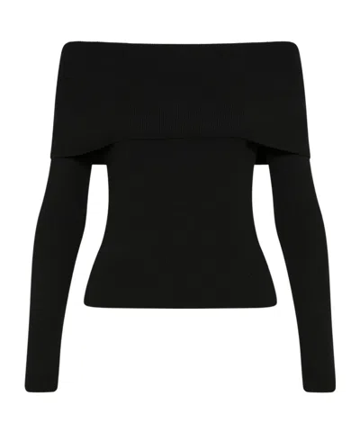 Marella Cowl-neck Sweater - Black
