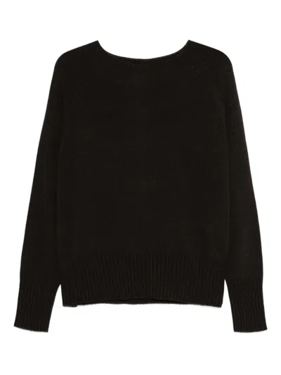 Marella Crew-neck Sweater In Black