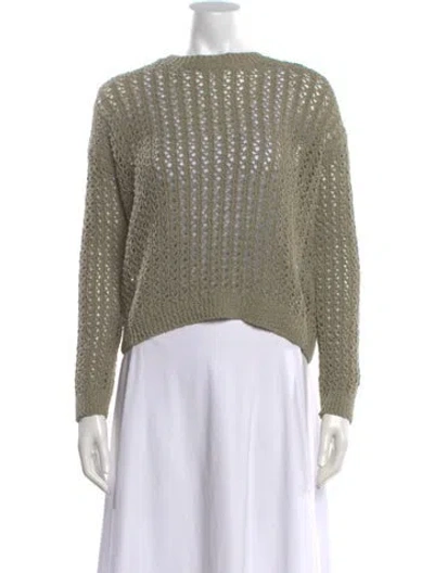Pre-owned Marella Crew Neck Sweater In Green