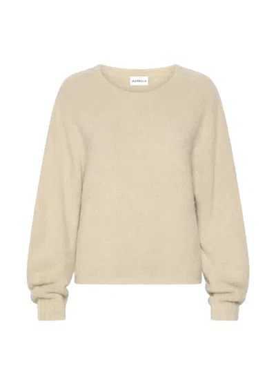 Marella Crew-neck Sweater In Neutral