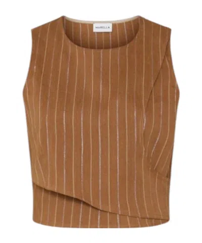 Marella Cristin Blouse In Brown