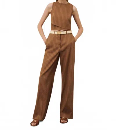 Marella Cristin Top In Burnt Brown