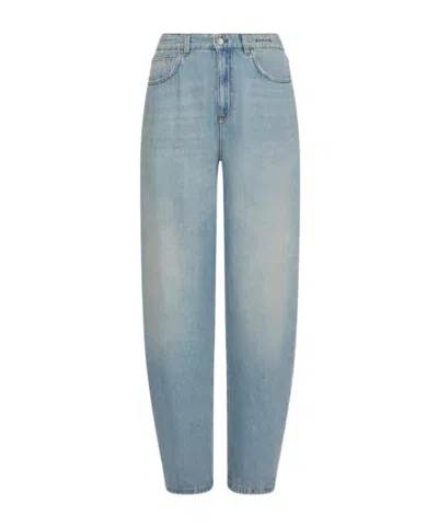 Marella Denim Barrel-leg Jeans In Blue