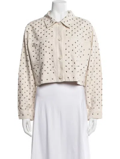 Pre-owned Marella Denim Jacket In Neutrals