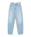 Marella Denim Trousers With Belt Loops In Blue