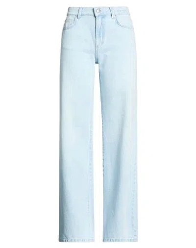 Marella Denim Woman Jeans Blue Size 8 Cotton