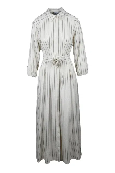 Marella Denis Shirt Dress - White In Neutral