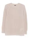 Marella Doccia Long-sleeve Sweater In Neutral