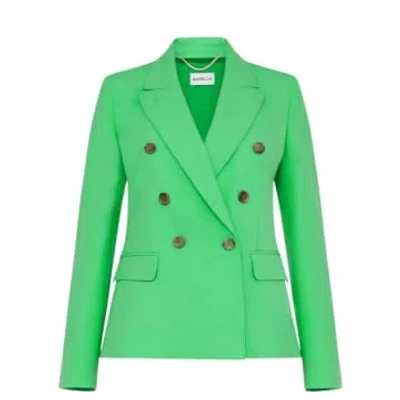 Marella Double Breasted Jacket In Green