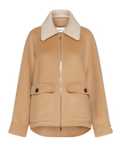 MARELLA DOUBLE-FACED WOOL-BLEND HEAVY JACKET