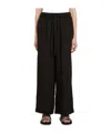 Marella Drawstring Elastic Pants In Black