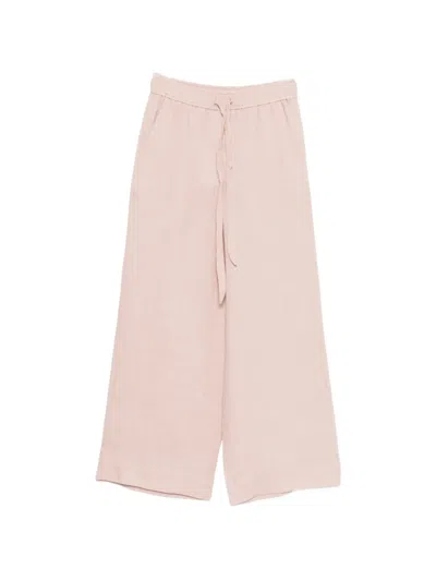 Marella Drawstring-fastening Palazzo Pants In Pink