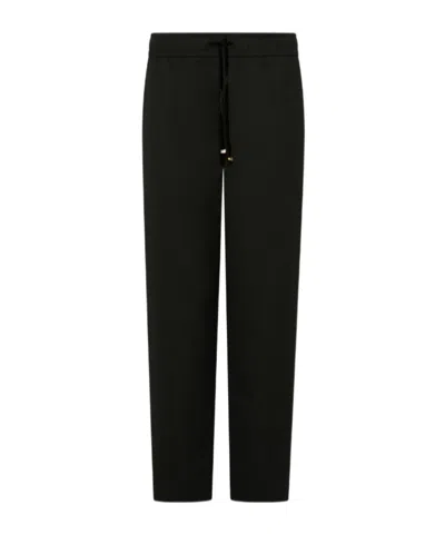 Marella Drawstring Trousers In Black