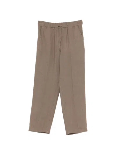 Marella Drawstring-fastening Trousers In Neutral