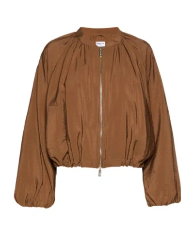 MARELLA DRAWSTRING-HEM BOMBER JACKET
