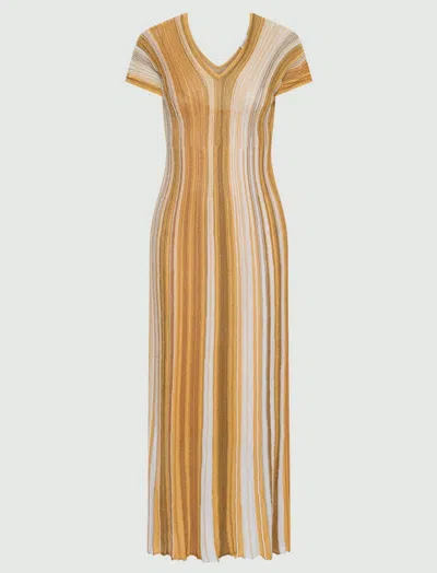 Marella Dress Woman Saffron In Brown