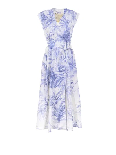 Marella Dresses Clear Blue In Multi