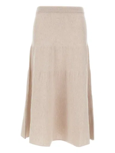 MARELLA ELASTIC-WAISTBAND RUFFLED SKIRT