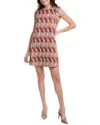 Marella Emanuel Jersey Shift Dress In Black