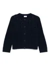 Marella Embellished Cable-knit Cardigan In Black