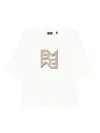 Marella Embellished-logo T-shirt In White