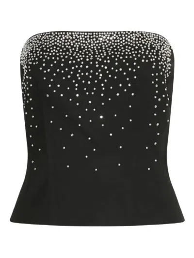 Marella Embellished Top In Black