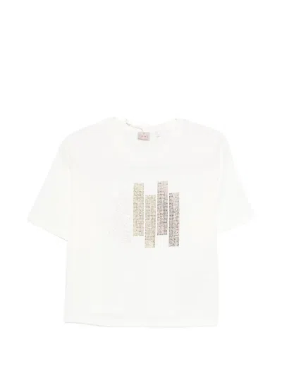 Marella Embellished T-shirt In White