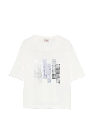 Marella Embellished T-shirt In White
