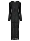 Marella Openwork Wedding Dress In Black