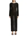 Marella Openwork Wedding Dress In Black