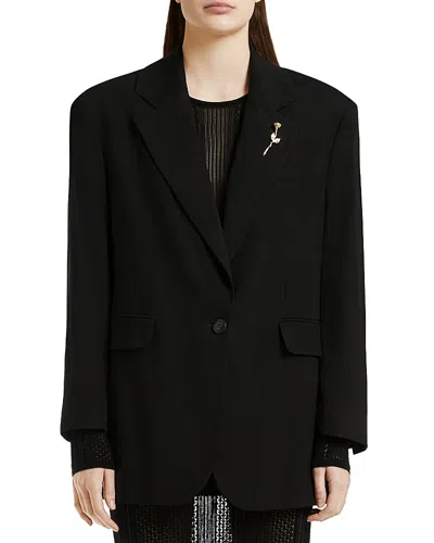 Marella Emily Ratajkowski X  Oversized Blazer In Black